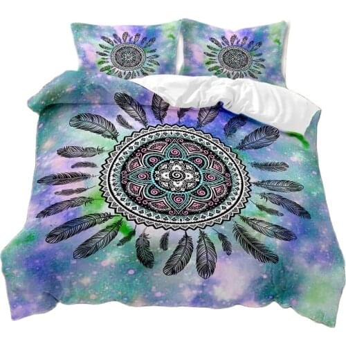 Dreamcatcher Luxury Bedding Three-piece Set Bohemian Multiple Sizes Without Bedding Sheet