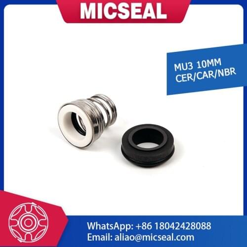 MU3 - 10MM Mechanical Seal - CER/CAR/NBR