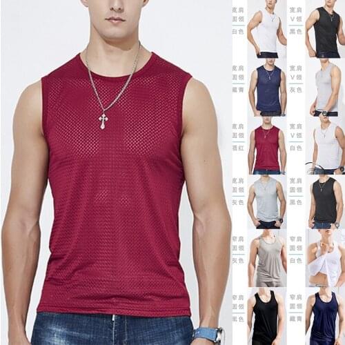 Men Summer Cycling Vest Bicycle Undershirt Keep Dry Cycling Sleeveless Vests High Elastic Clothing Jerseys Bike Sports Underwear