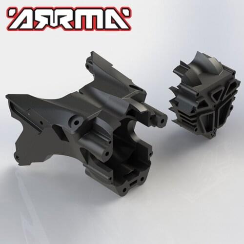 Original ARRMA AR320244 REAR BULKHEAD SET #AR320244 for BIGROCK FAZON NERO