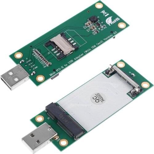 Mini PCI-E Wireless WWAN To USB Adapter Card With SIM Card Slot For EM730