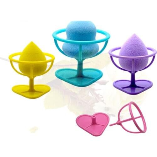 200pcs/lot Plastic Holder Makeup Sponge Holders Cosmetic Puff Display Stand Gourd Sponge Egg Drying Holder Bracket Puff Support