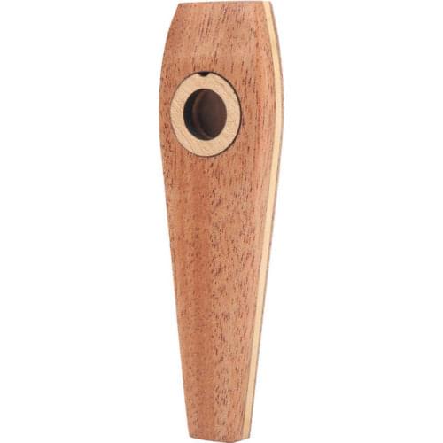 Professional Wooden Kazoos Flutes Diaphragm Mouth Kazoos Wood Pallets Kazoo Companion For Guitar Ukulele And Other Instrument