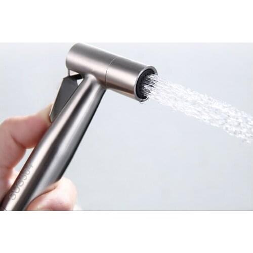 Handheld Toilet Bidet Sprayer Shower Set Stainless Steel Bathroom Hygienic Shower Anaal Douche Bidet Sprayer Gun Self Cleaning