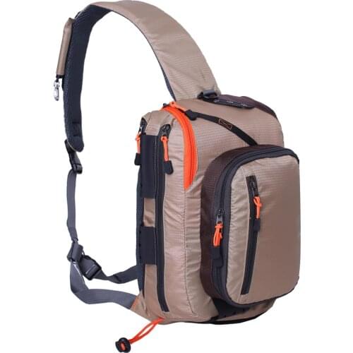 Kylebooker Fly Fishing Sling BackPack Fishing Tackle Storage Chest Pack Shoulder Bag for Fresh or Saltwater Fishing