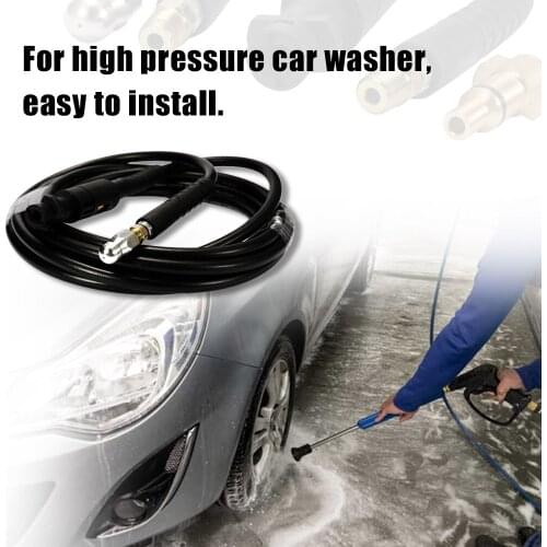 4m 4.5m 5m High Pressure Washer Water Cleaning Hose Extension Cleaner Drain Replacement Hose Pipe Car Styling Auto Accessoriess