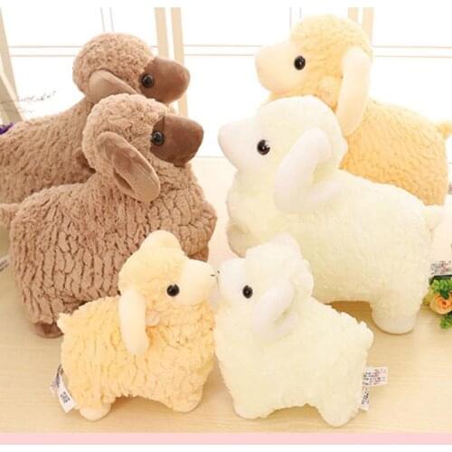 Cute Plush Goat Sheep Toys Lifelike Stuffed Animal Soft Doll Toys For Children Baby Kids Gift Stuffed Plush Animals