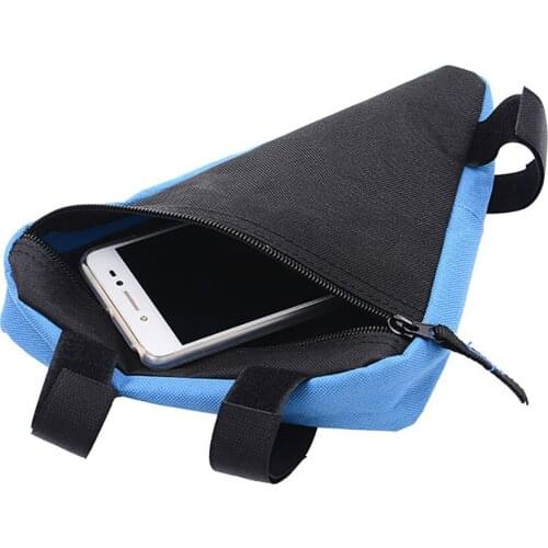 Bicycle Bag Triangle Water-proof Cycling Sports Bags Covers Front Tube Bags Saddle Holder Scratch Proof Mountain Bike Pouch