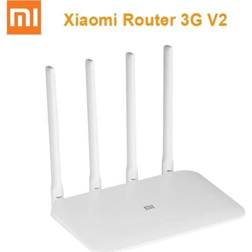 Xiaomi MI WiFi Wireless Router 3G V2 1167Mbps WiFi Repeater 4 Antennas Flash ROM 128MB Memory APP Control MI Wireless Router