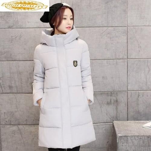 Winter Fashion Women Down Jacket Thicking Super Warm Medium Long Down Slim Elegant Hooded Pure color Coat Plus Size 3XL YYJ0006