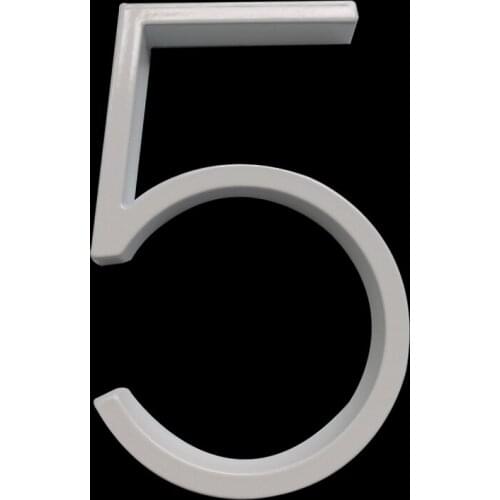 12cm Modern House Number Door Home Address Numbers for House Huisnummer numeros casa exterior Sign Plates 5 Inch. #0-9