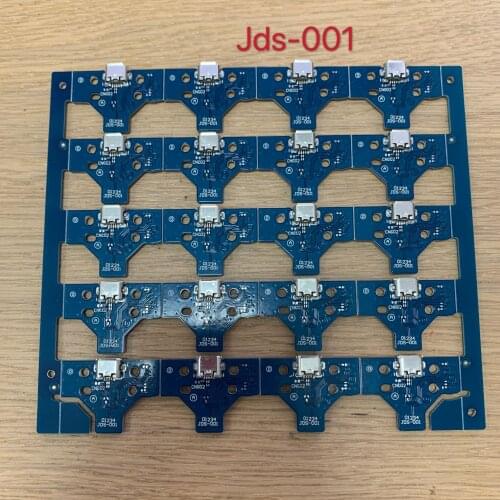 500pcs/lot for ps4 controller gamepad charging port pcb socket jds-001 14pin