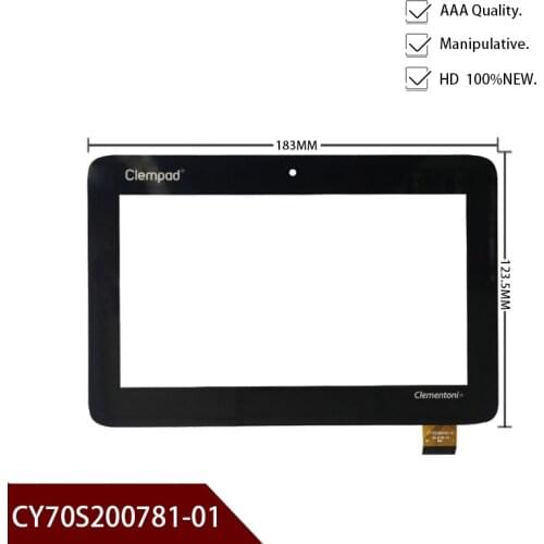 7'' New touch Screen Digitizer for Clementoni ClemPad 5.0 13328-69480 VER.00 F03 touch panel FPC-CY70s200(781) CY70S200781-01