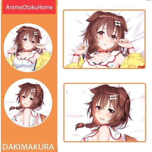 Anime Hololive Inugami Korone Sexy Lovely Girl Throw Pillow Cover Hugging Body Pillowcase Otaku Bedding Dakimakura Pillow Case