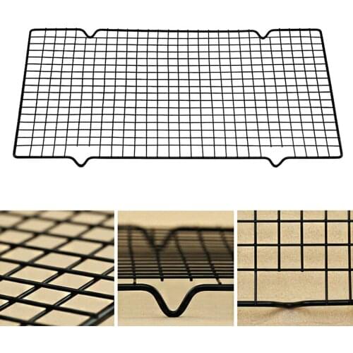 Nonstick Metal Cake Cooling Grid Rack Net Cookies Biscuits Bread Muffins Drying Stand Holder Kitchen Baking Tray Tools