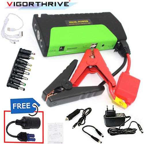 Emergency Starting Device booster for Petrol car 600A battery 12V starter Car Jump Starter Portable Power Bank Car Charger Mini