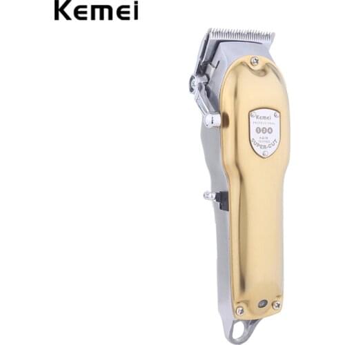 Kemei 134 10W Powerful Electric Hair Clippers for Men Barber Trimmer Cordless Cutter Haircut Machine Grooming Kit All Metal Body
