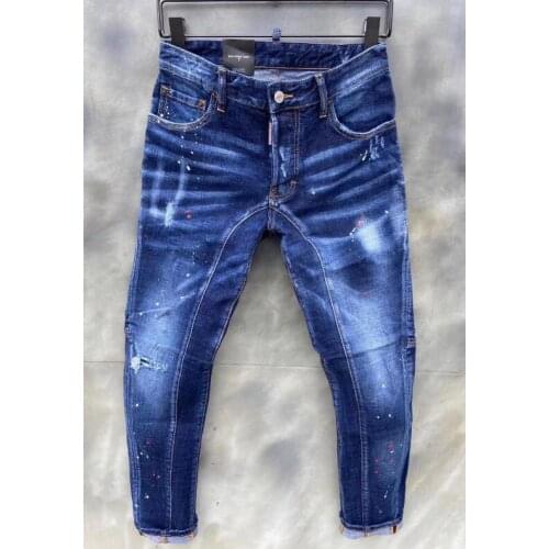 Classic,Authentic,DSQUARED2,Retro,Italian brand ,Women/Men Jeans,locomotive,Jogging jeans,DSQT124