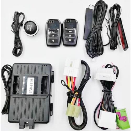 For Toyota Corolla 2014-2018 Car Alarm Start Stop Button Engine Keyless Entry System Push Button Remote Starter Stop Auto