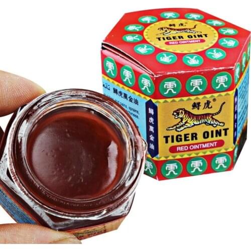 Red Tiger Balm Ointment Painkiller Ointment Muscle Pain Relief Ointment Soothe Itch Essential Balm Headache Dizziness Essential