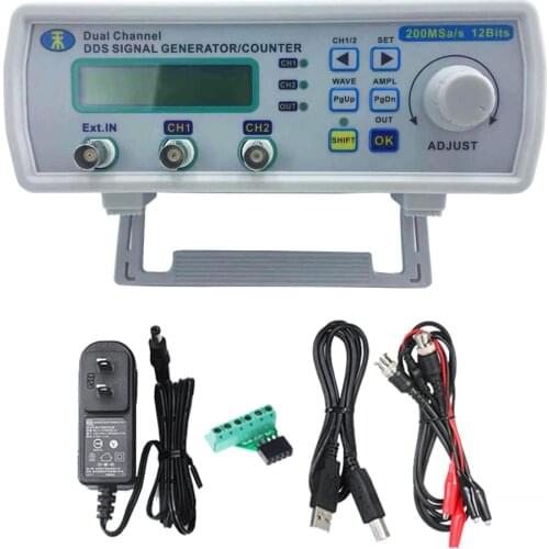 Minghe-fully digital control MHS5200A, DDS, dual channel function, wave signal generator, frequency counter