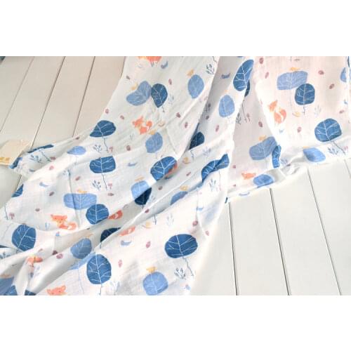 120*120CM Muslin Blanket Newborn Cotton Baby Swaddle Infant Gauze Both Towel Baby Warp Bath Towel Cotton Museline Blanket