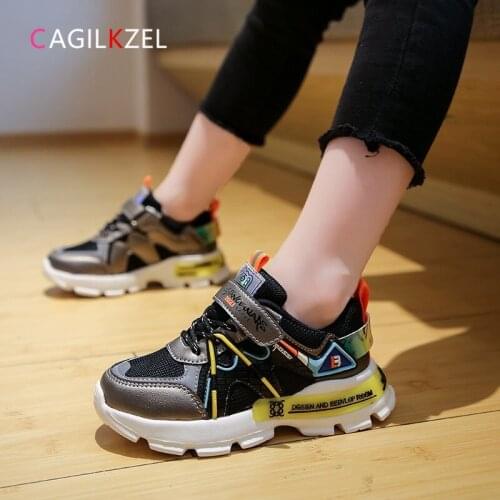 CAGILKZEL 2020 Autumn Kids Shoes For Girl Brethable Mesh Running Sports Shoes For Girls Sneakers Fashion Casual Children Shoes