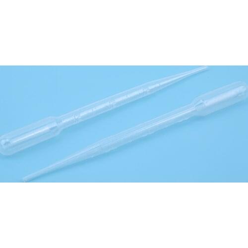 100 Pcs 3Ml Transparent Plastic Disposable Pipet Droppers Transfer Pipettes Wine And Drink Burette Bar Supplies Home Accessories