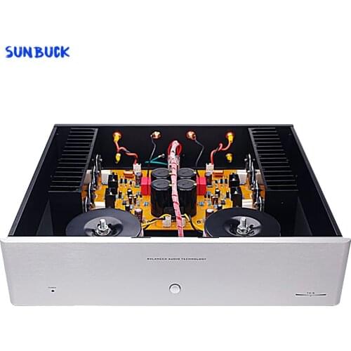 Sunbuck field effect fully symmetrical differential DC servo feedback HIFI 2.0 channel 350W+350W high-power Rear Amplifier Audio