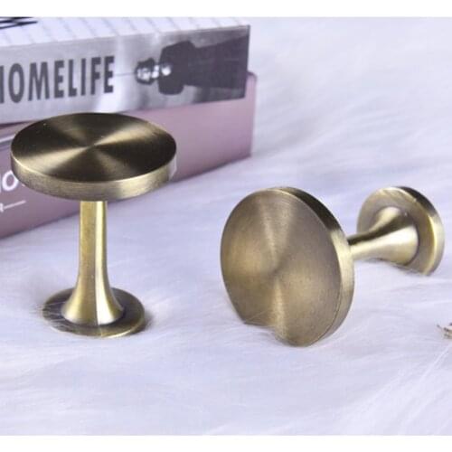 QGVLish 2Pcs Zinc Alloy Round Curtain Hooks Tiebacks Holdback Strap Tassel Fringe Tower Hanger Clothes Cap Coat Hook Holder