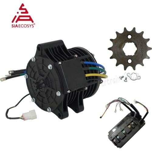 QS MOTOR 138 3000W new version mid drive motor sprocket 428 and EM150SP controller for electric motorbike Z6 100KPH 72V