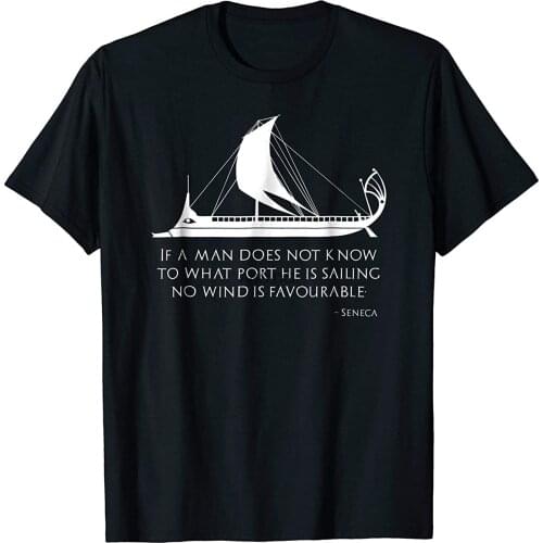 Ancient Roman Trireme Greek Stoic Philosophy Seneca Shirt