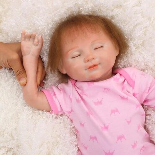 Super real looking silicone reborn baby dolls toys 20inch 50cm child gift doll reborn bebe doll boneca