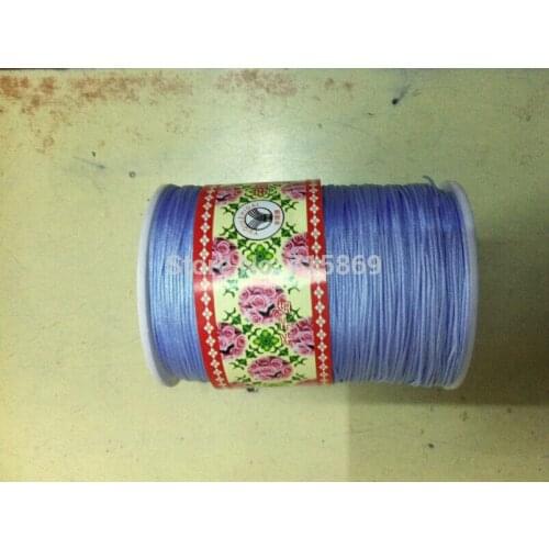 Light Blue 1.0mm 280M/380yards/lot Chinese Knot String Nylon Cord Rope for DIY Bracelet jewelry