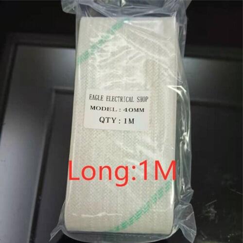 1 pack of 1 meters Yellow wax tube 40mm Fiberglass sleeving High temperature insulated wire casing Glass Fiber Tube