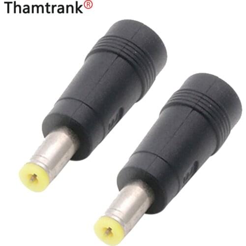 10PCS DC 5521 Power Plug 5.5X2.1mm DC Power Female Plug Jack to Male Plug Jack Socket Adapter Connector 5.5x2.1mm