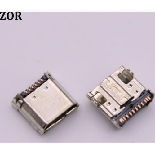 10pcs/Lot ,Micro USB Plug Charging Port Connector Socket For Samsung Tab 3 7.0 I9200 I9205 P5200 P5210 T530 T210 T211 T311 I9208