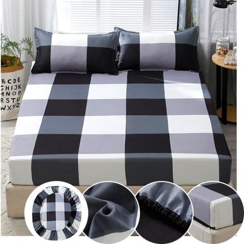 Mattress Cover For Bed Quilted Fitted Sheet For Single Double Bed Fitted Sheet Bedspread Twin Full Queen King
