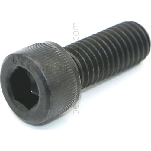 20PCS M10 - 1.5 x 25mm Socket Head Cap Screws Metric, Allen Socket Drive, 12.9 Grade Alloy Steel, DIN 912, Black Oxide Finish