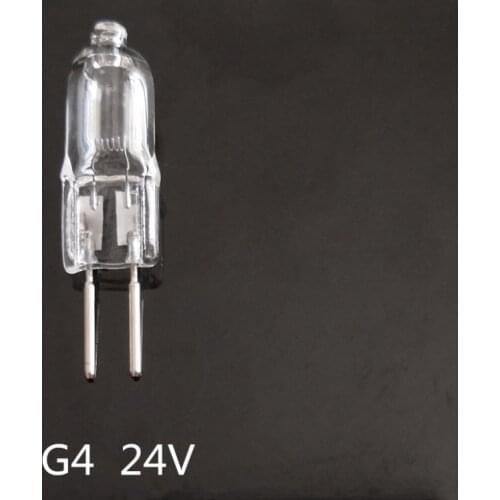 5pcs G4 24V halogen bulb 24v G4 bulb 10w G4 24V 20w 35W 50W 24V G4 halogen bulb warm white