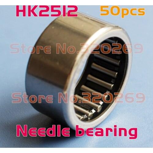50x Open End Drawn Cup 27941/25 Needle Bearing 25x32x12mm Tasse Nadellager Roller HK2512 TLA2512Z Shaft