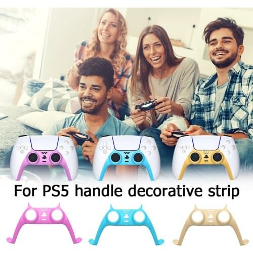 Electronic Machine Accessories Decorative Strip for PS5 Controller Gamepad Decoration Cover Strip Skin Shell
