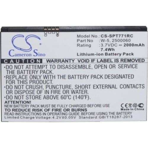 Cameron sino 2000mah battery for AT&T Unite UNITE-344B 2500031 2500060 W-5 for NETGEAR Aircard 782s for SPRINT 2500031 2500060