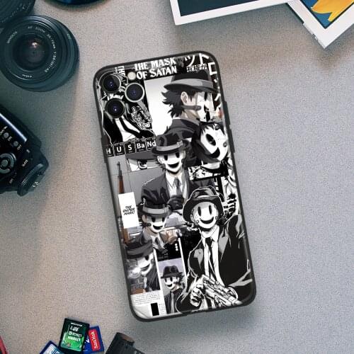 Sniper Mask High-Rise Invasion Anime Phone Case For IPhone 11 12 Mini Pro XS Max 6s X XR 6 7 8 Plus SE Soft TPU Glass Cover