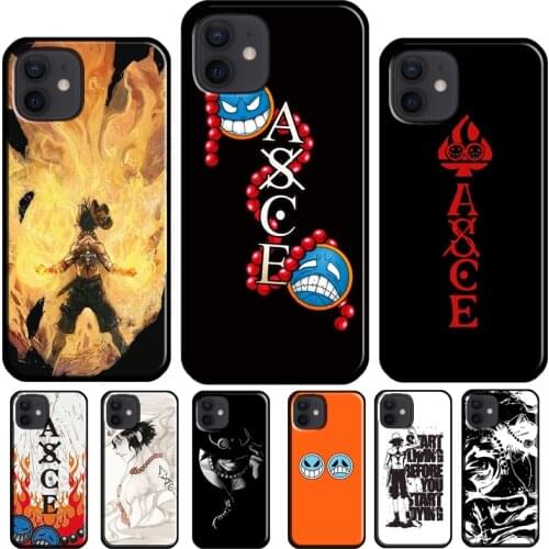 Portgas D Ace Cover For iPhone 12 Pro Max 12 Mini 7 8 Plus X XR XS Max SE 2020 11 Pro Max Phone Case