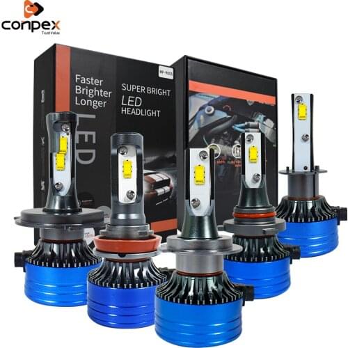 Conpex h7 h4 h1 h8 h9 h10 h11 9007 9005 hb3 HIR2 led Canbus Car Bulb Headlights High Low Beam 24v 6000K H7 H4 Fog Light lamps