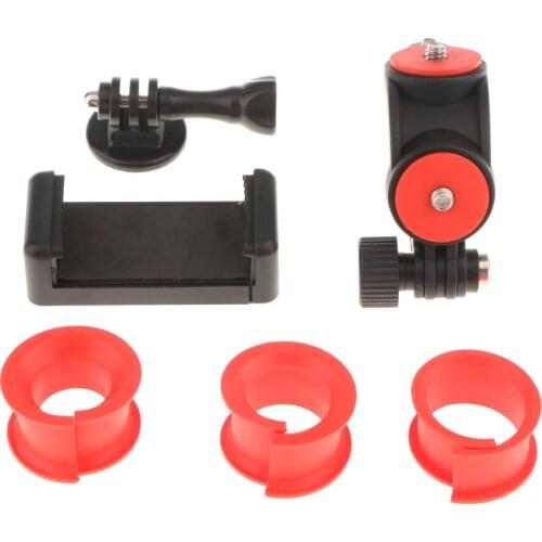 Phone Holder Handlebar Pole Mount Adapter For GoPro GO Pro HD 2 3 3