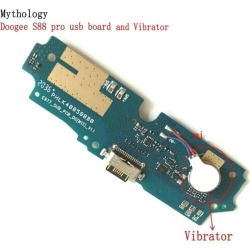 For Doogee S88 Pro USB Board Flex Cable Dock Connector 6.3"Cell Phone Charger Circuits with Vibrator Mythology