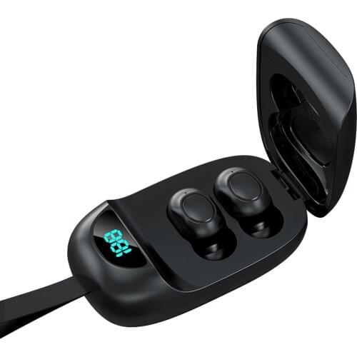 J25 Bluetooth 5.0 TWS Wireless Waterproof In-ear Stereo Music Sports Earphones