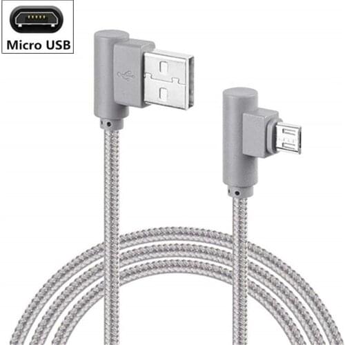 90 degree angle Charger Cable for Huawei Honor 10 lite 8c 8X 7s 7a pro 7c 6c Micro USB for LG K40 K50 X Power 2 K20 Plus